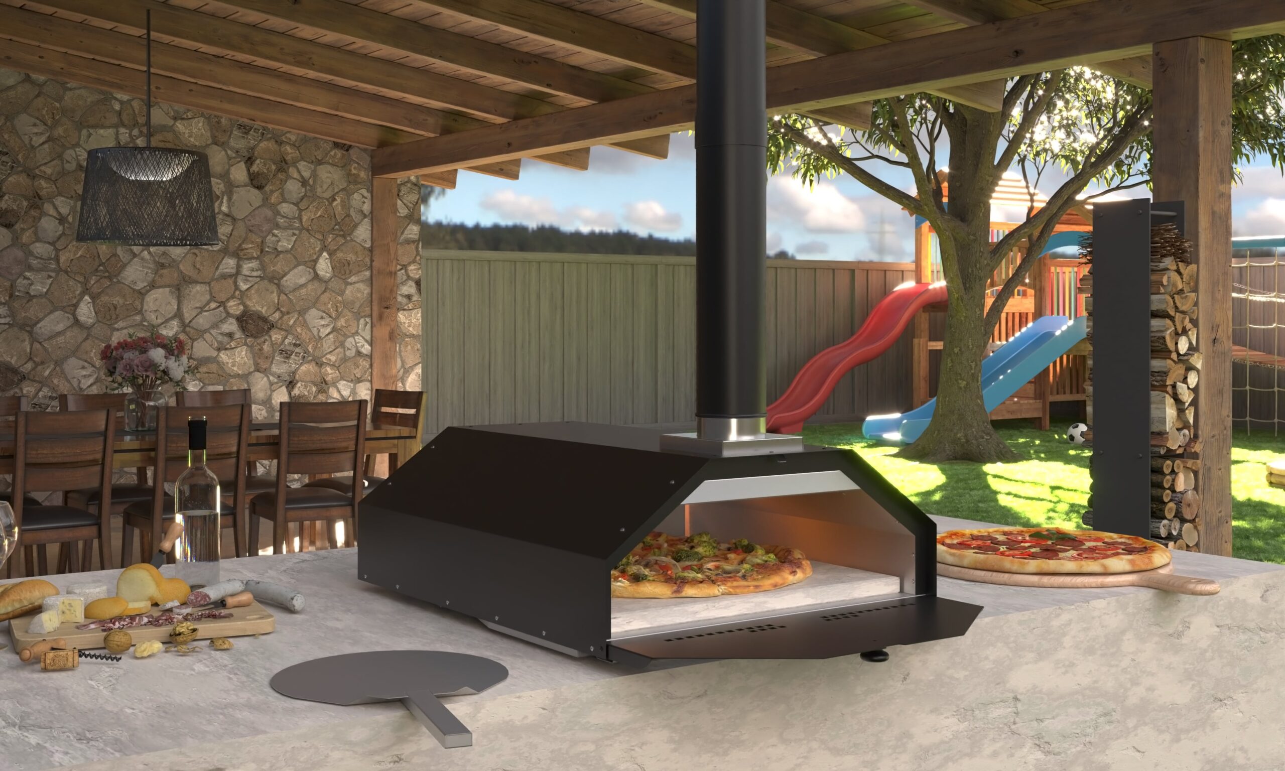 Forno de Pizza a Lenha — MAX PRO — Antonow